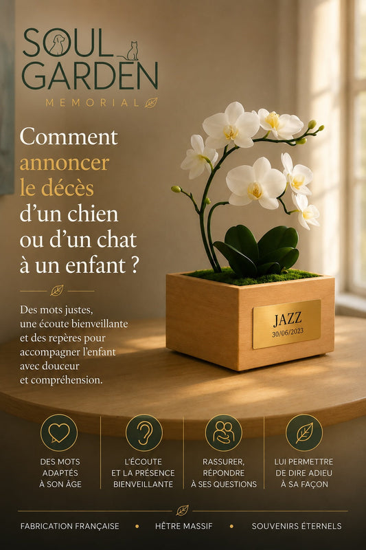 Comment annoncer le décès d'un chien ou d'un chat à un enfant ?