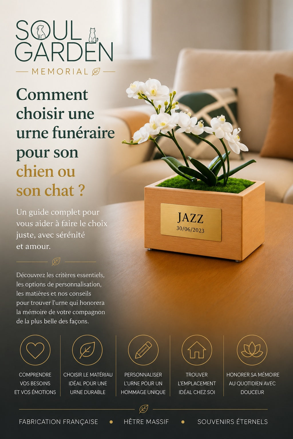 Comment choisir une urne funéraire pour son chien ou son chat ? Le guide complet