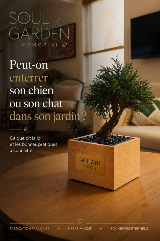 Peut-on enterrer son chien ou son chat dans son jardin ?
