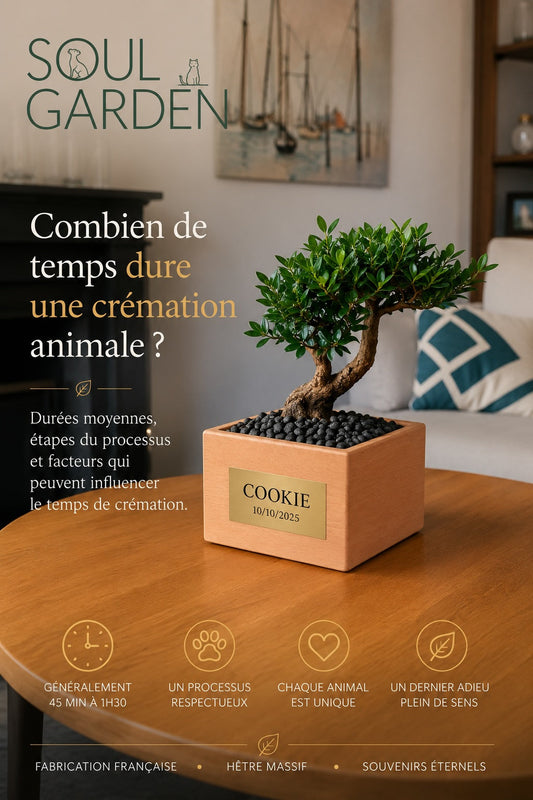 Combien de temps dure une crémation animale ?